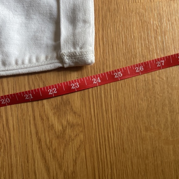 Levi’s Denizen Boyfriend White Denim Jeans - Picture 5 of 6